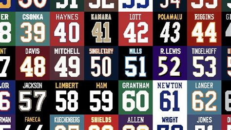 famous number 53 in football|greatest nfl player by number.